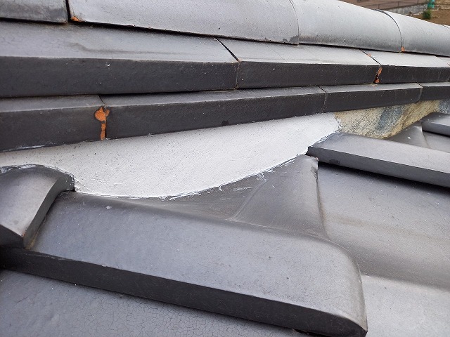 漆喰塗りの過程